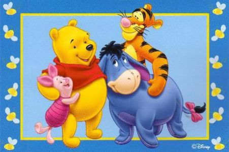 Winnie The Pooh Friendship Cards, Pooh Friends Group