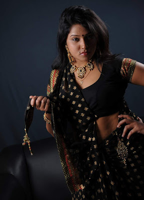 Tollywood Actress Jyothi Hot Saree Photos Gallery