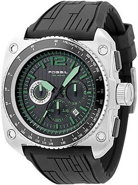 Green Dial Chronograph By Fossil