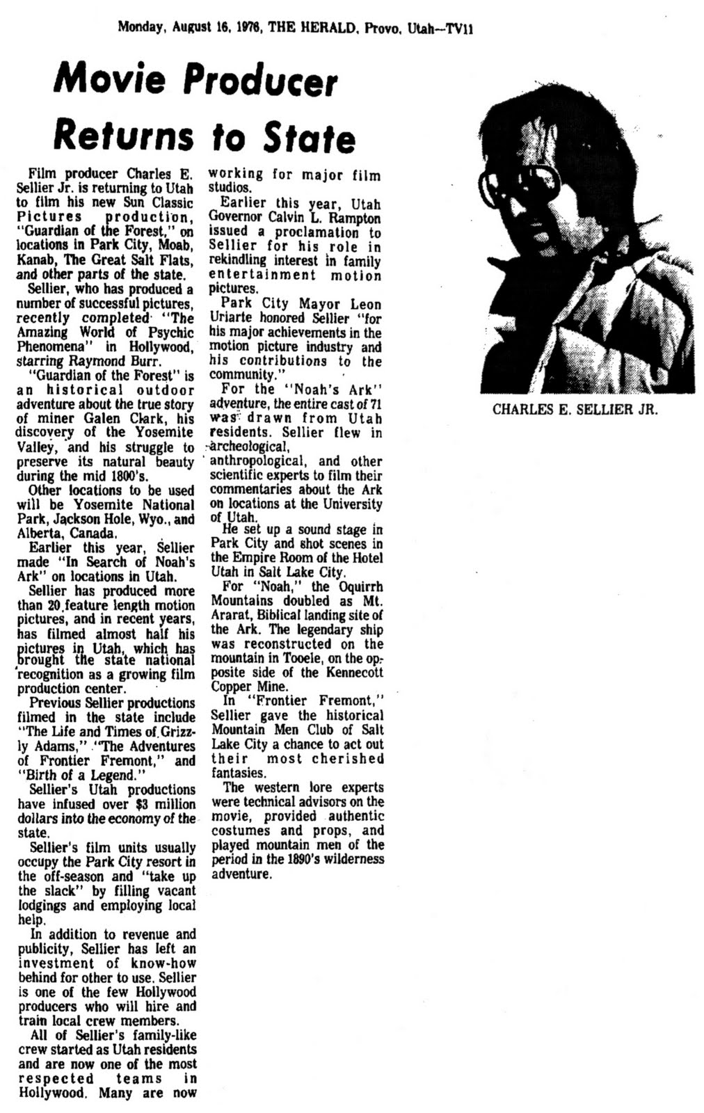 TEMPLE OF SCHLOCK Charles E. Sellier, Jr. R.I.P.