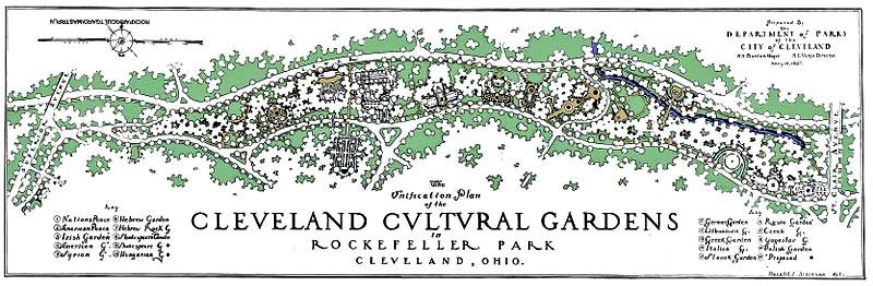 All Things Cleveland Ohio The Cleveland Cultural Gardens
