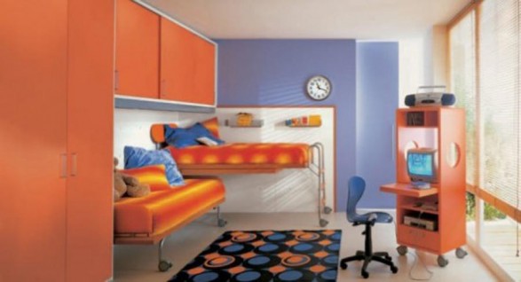 Diseño de dormitorioss para dos niños que comparten su espacio por