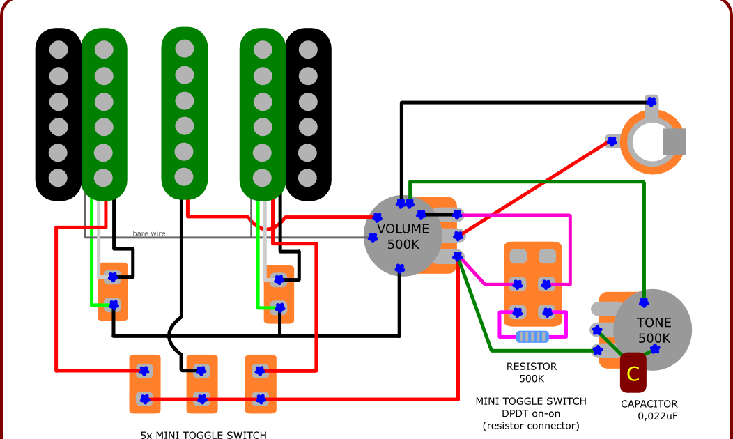 Guitar Wiring Schematics / The Guitar Wiring Blog - diagrams and tips