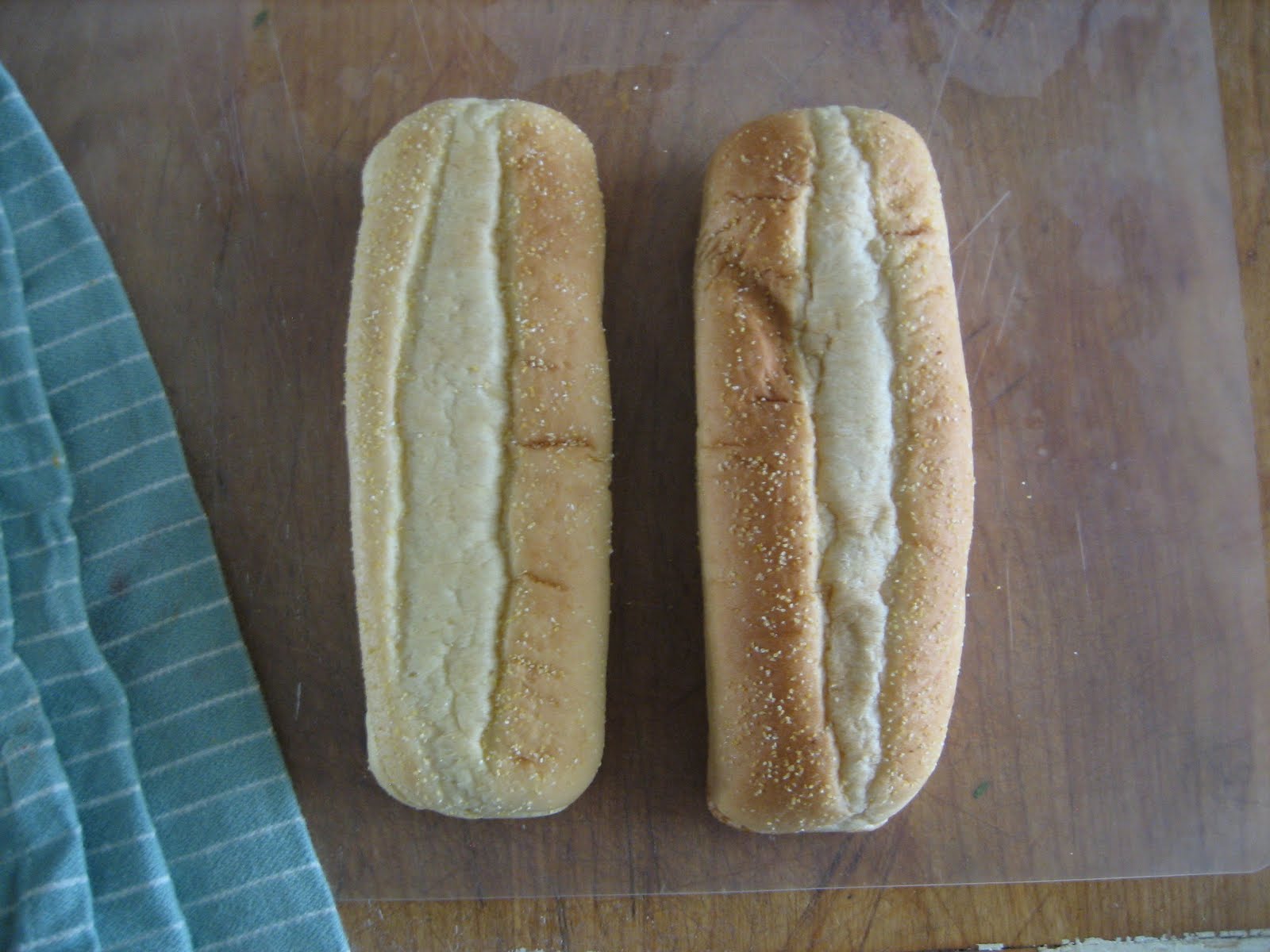 Big City Girl in Utah Hot dog buns and "maple" syrup