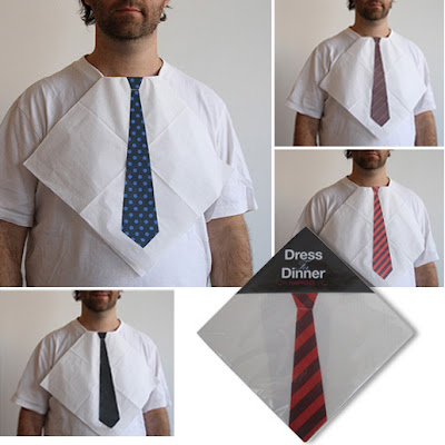 Guardanapos com imagem de gravata impressa