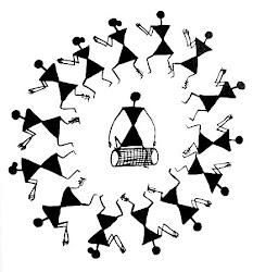 warli painting simple designs paintings indian bride figures stick wall border maharashtra history tribal dancing folk african marriage madhubani dance