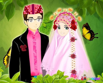  Kartun  Pernikahan Muslim MULTI INFO