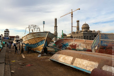 Египет. Рыбный базар в Хургаде