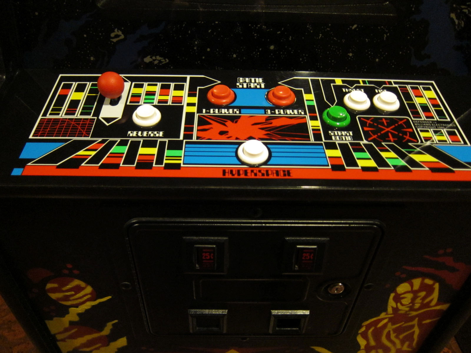 1981 Williams Defender upright arcade game