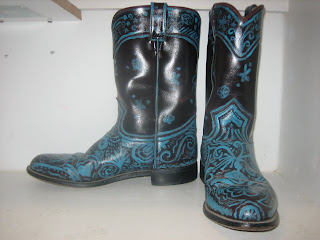 Cut & Charred: Custom Painted Cowboy Boots