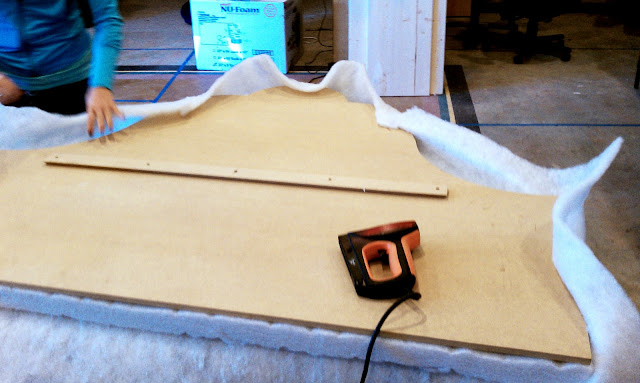 How to upholster a headboard