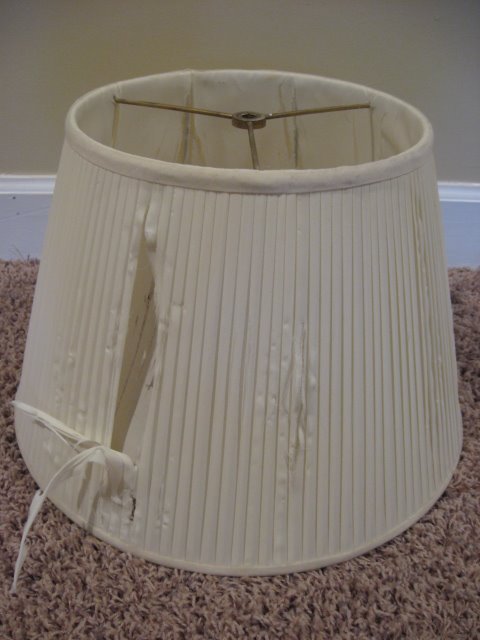Covering A Lampshade Southern Hospitality, How To Recover A Lampshade Frame With Paper