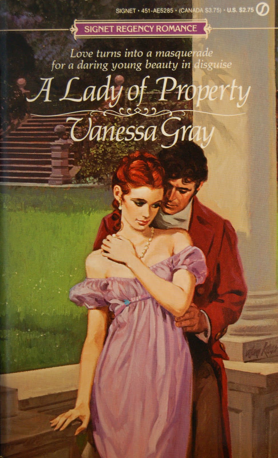 Allan Kass, Illustrator of Book Covers Vanessa Gray A Lady of Property