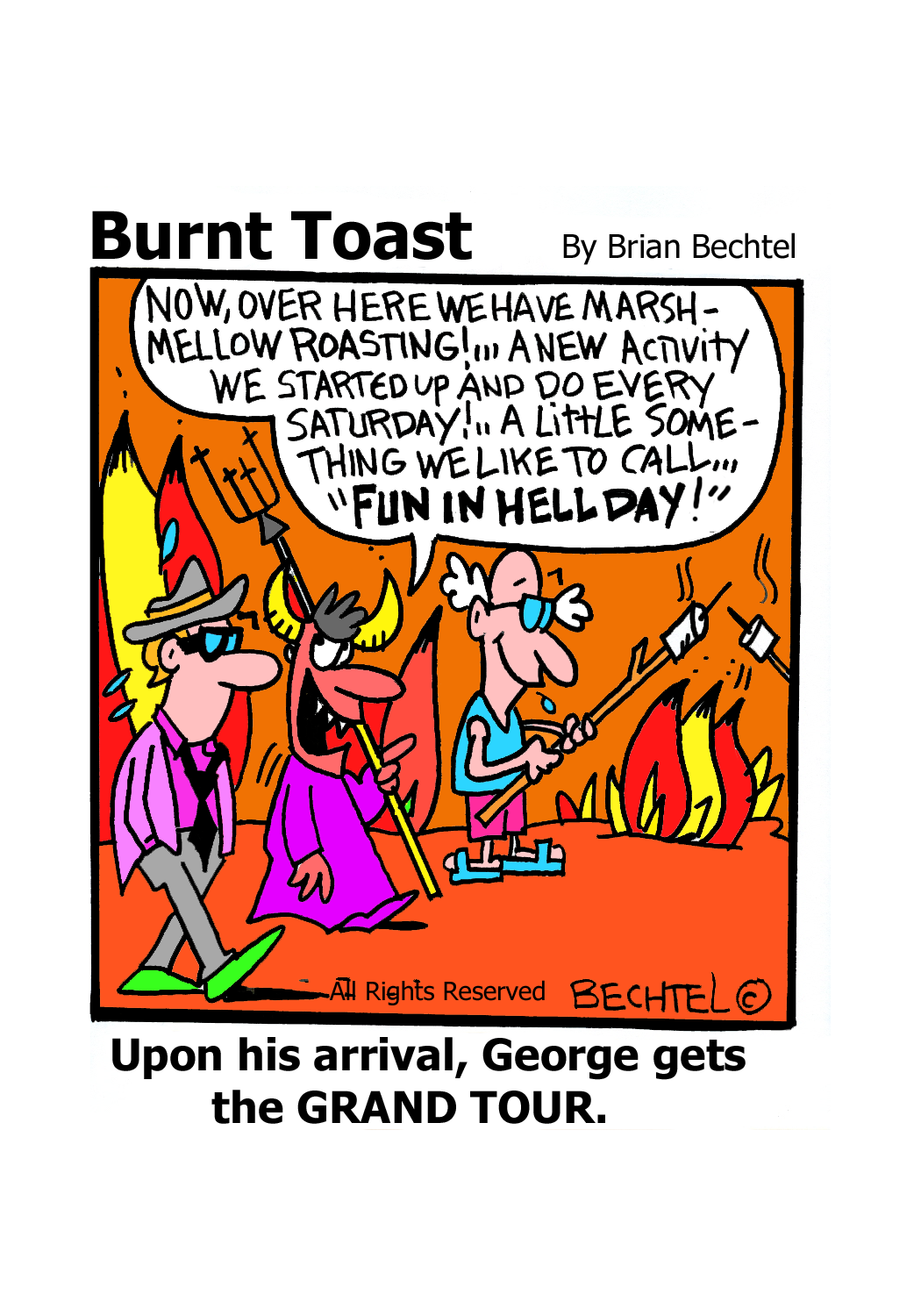 Burnt Toast Burnt Toast, a web cartoon panel by Brian Bechtel(01)