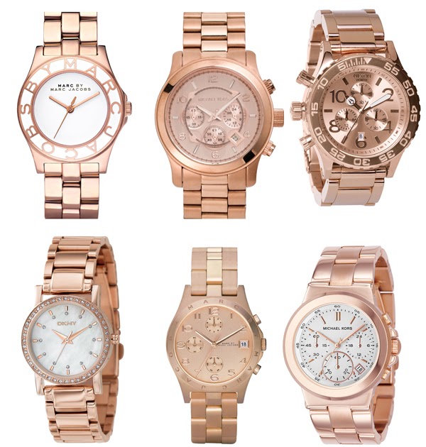 Pink Sky Style: Spring Trend ALERT... Rose Gold Watches