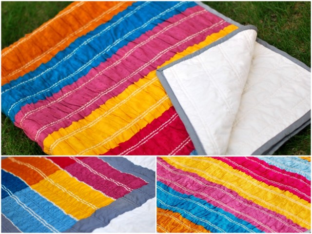 Bijou Lovely: lovely designs: ruffle quilt.