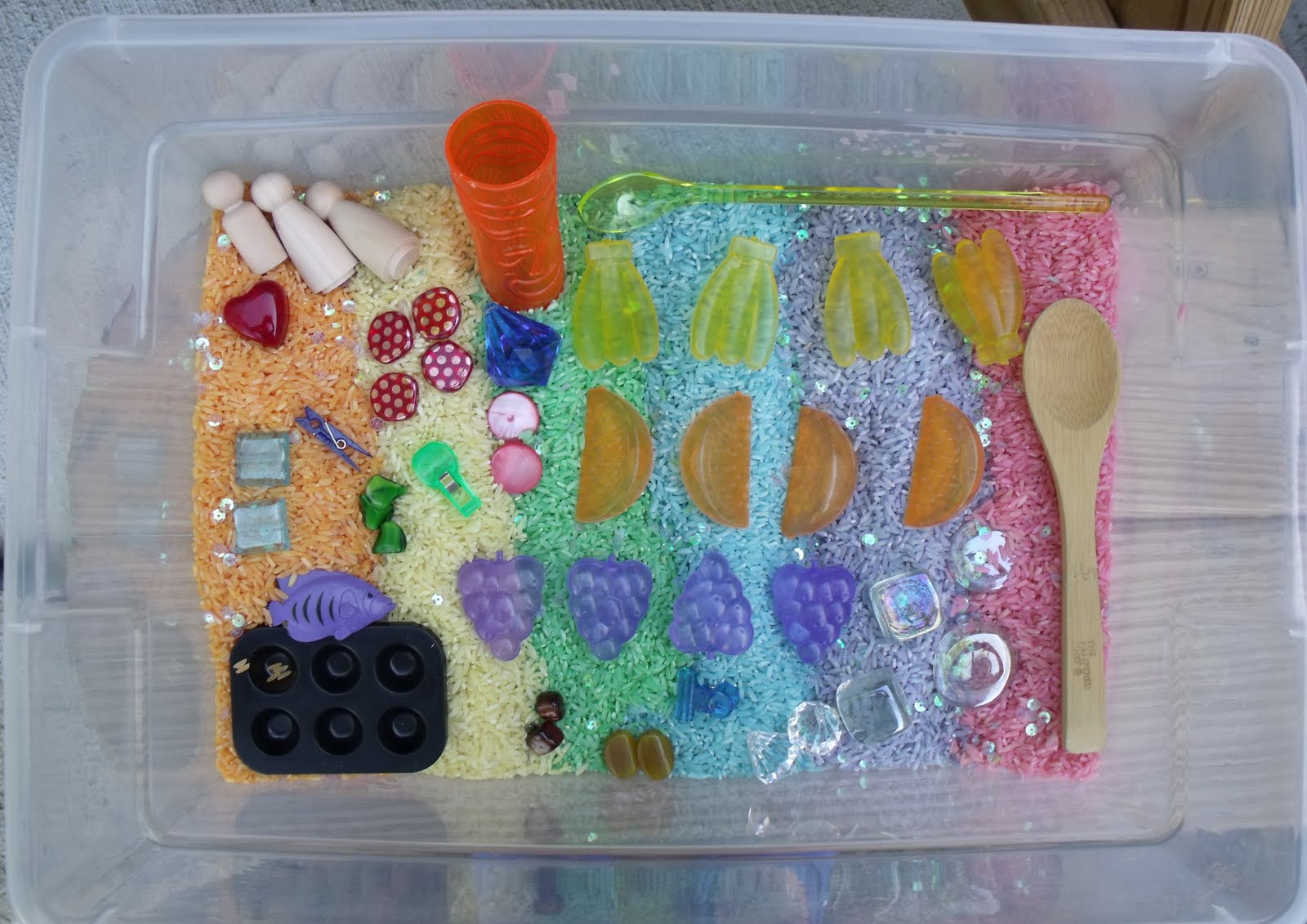 Nurturing Naters with learning activities at home June Sensory Tub