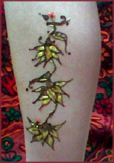 gilded henna tattoo nile louts