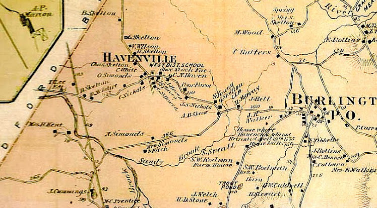 Havenville, Burlington 1875