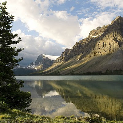 Bow Lake, Alberta, Canada free wallpapers download Apple iPad