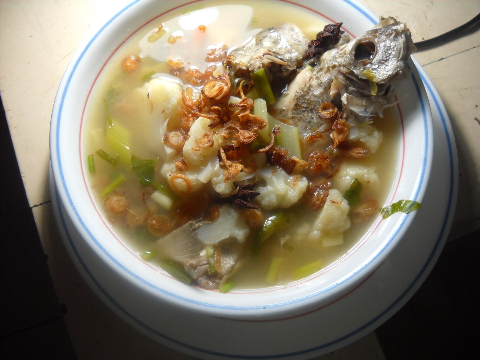 Sup ikan Gruk-gruk untuk org dlam pantang