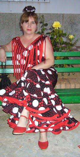 Primer traje flamenca hecho por mí