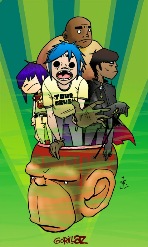 The Temple Of Cartoon Mojo Gorillaz Challenge