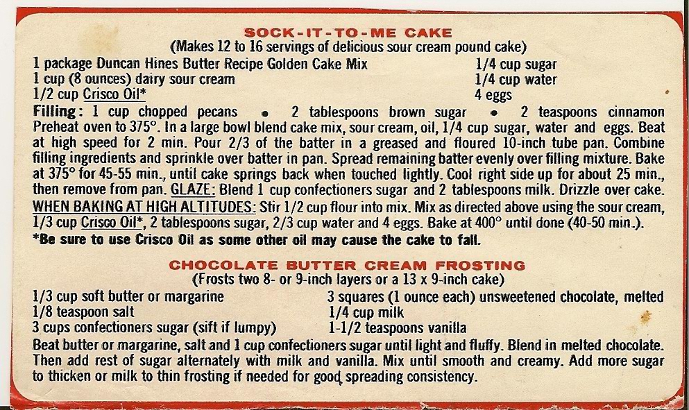 Granny Lessons Sock It To Me Cake Milky Way Sock It To Me Cake Milky Way