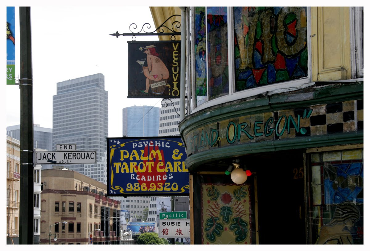 passerelle San Francisco le Vesuvio de Jack Kerouac