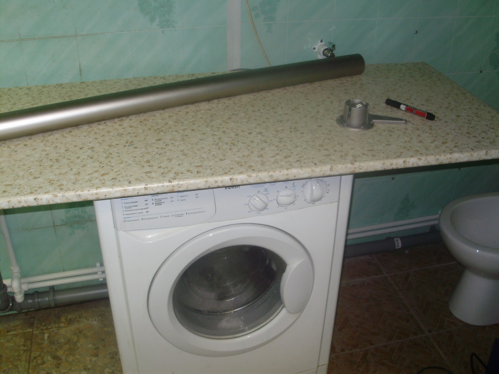 тумба под машинку стиральную с раковиной своими руками