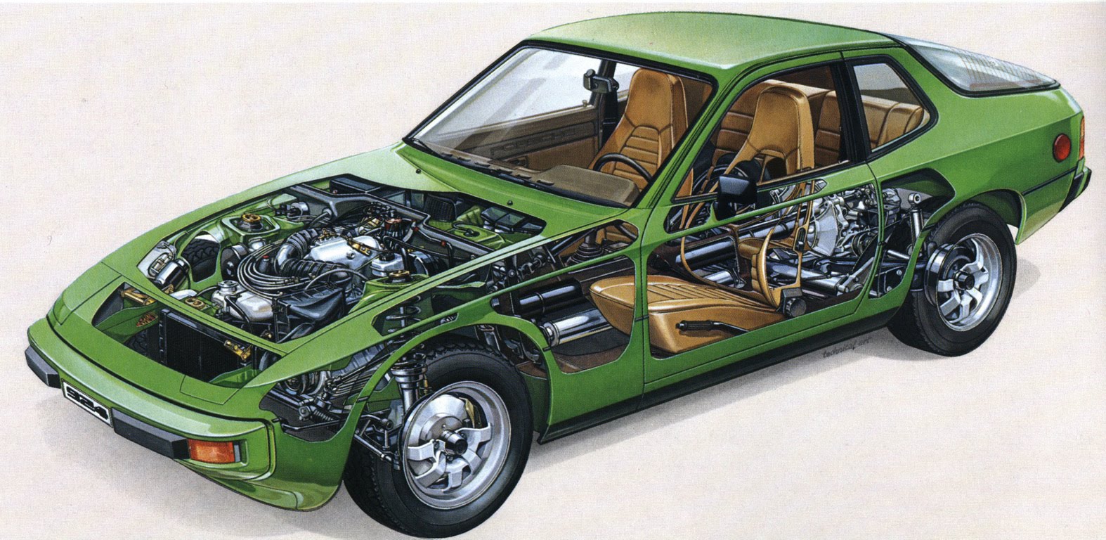 Запчасти porsche 924