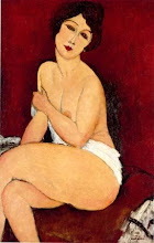 Amedeo Modigliani: Nu assis sur un divan (La belle Romaine)