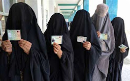 Votando en Afganistán 2009