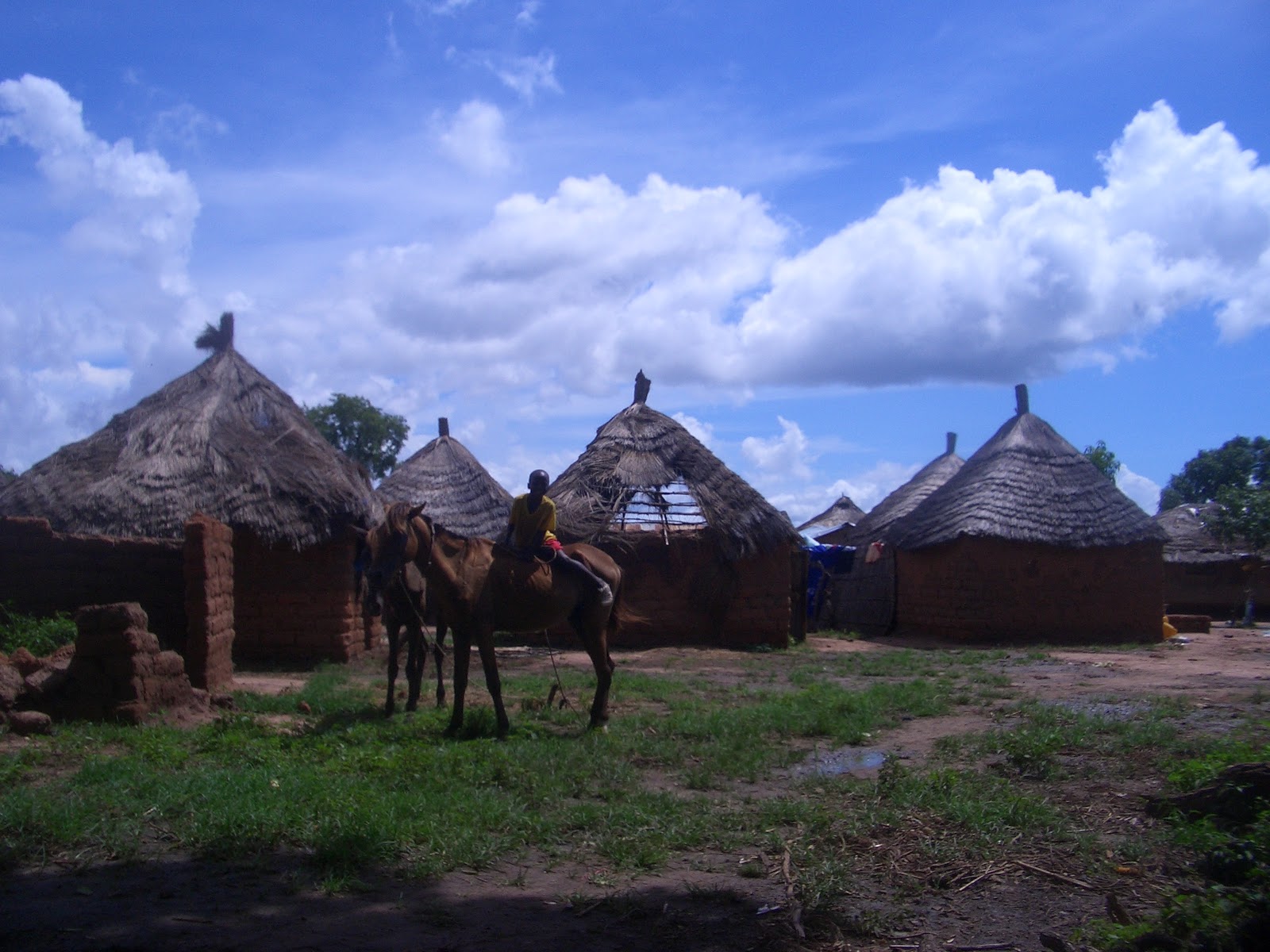 Priya in The Gambia! village life