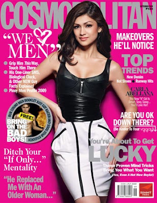 Carla Abellana on the cover of Cosmopolitan Philippines September 2009 ...