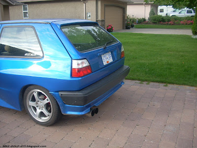 MK2 GOLF GTI: MK2 GOLF GTI with wide body kit
