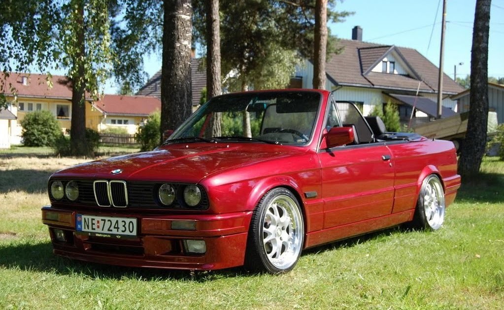 BMW e30 кабриолет Горький шоколад