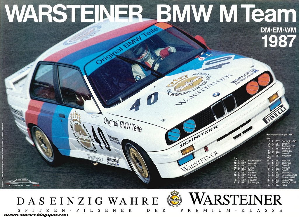'80s BMW E30 DTM posters - 6SpeedOnline - Porsche Forum and Luxury Car ...