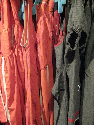 Veste Longue Cinq Six Mouches - Taille 40, Couleur Marron/noir, En Jean, Occasion Très Bon état