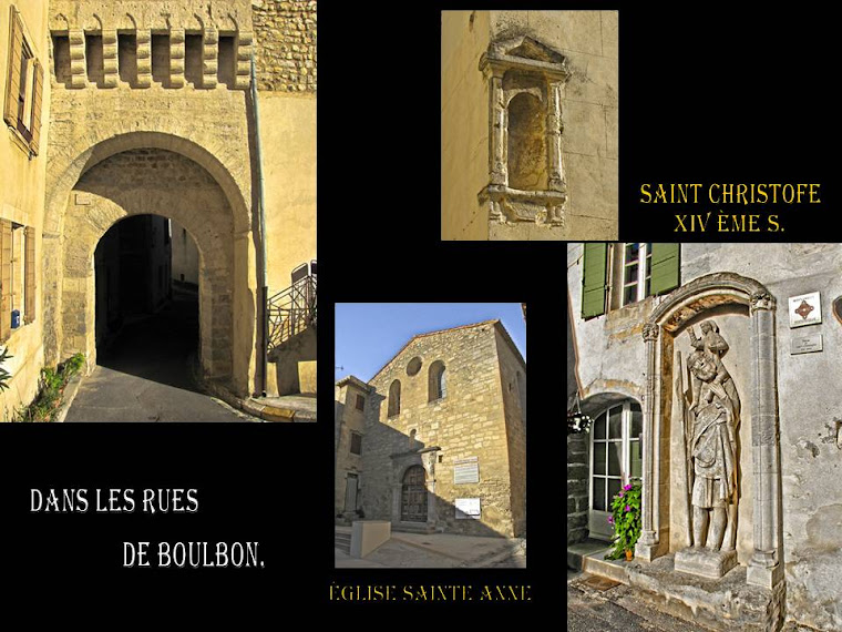 Dans les rues de Boulbon