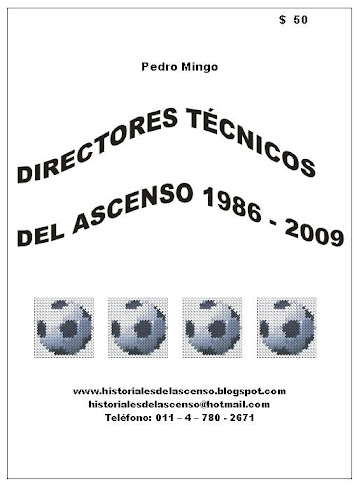 DIRECTORES TÉCNICOS DEL ASCENSO 1986 - 2009