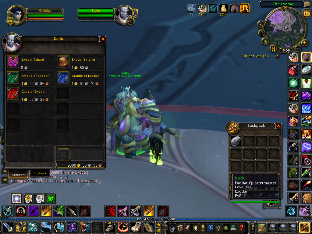 Shadows Wow Guide Exodar Quartermaster Kadu