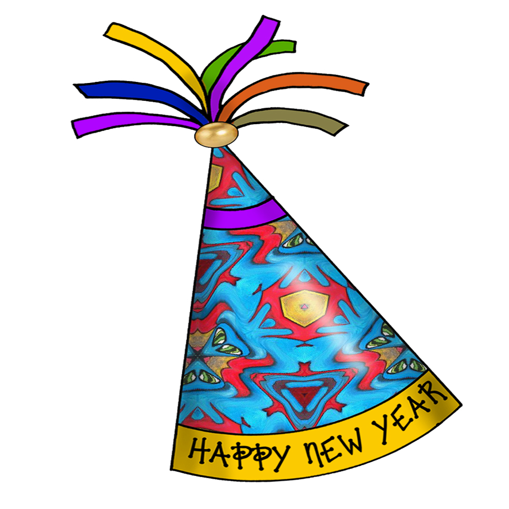 happy new year hat clipart - photo #46