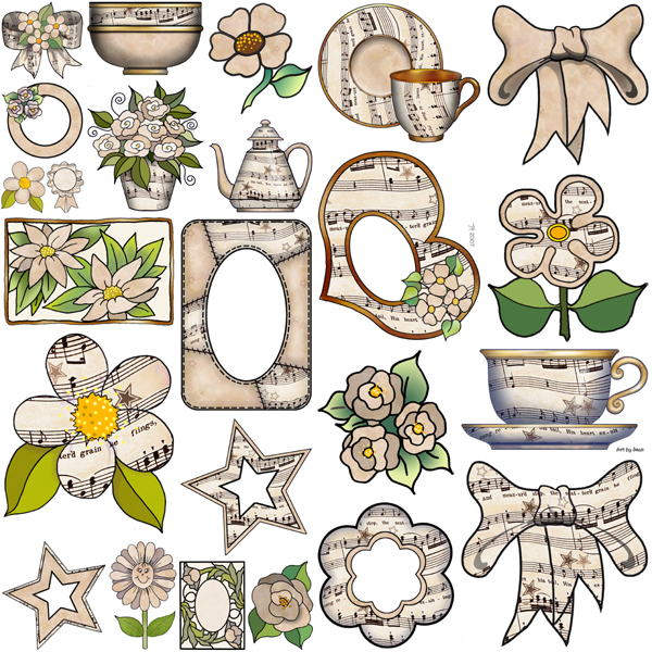 vintage music clipart free - photo #37