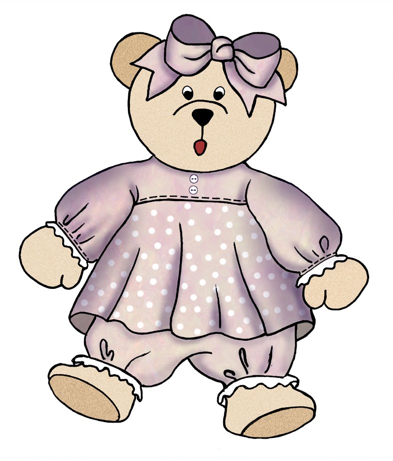 girl teddy bear clip art - photo #11