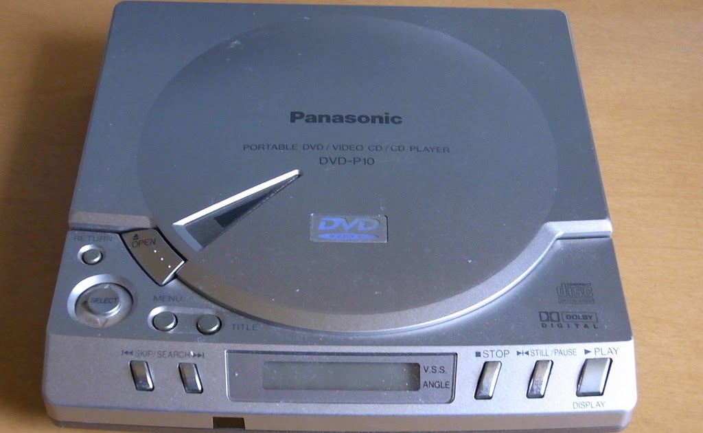 卓上オーディオ (Tabletop Audio): ポータブルDVDプレイヤー(Panasonic DVD-P10)