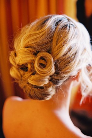 Bridesmaid Hairstyles Accessorized Flowers Bridal Wedding Hairstyles Ideas