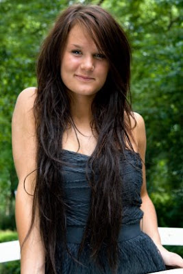 Long prom hairstyle 2009