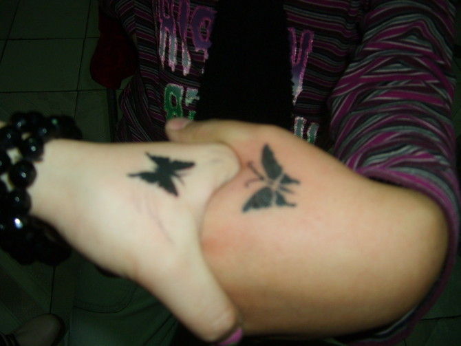 pretty butterfly tattoos. null utterfly tattoo for