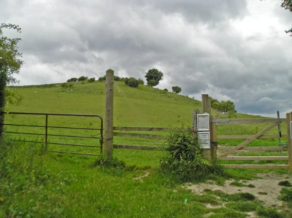 The path up to Galley Hill
